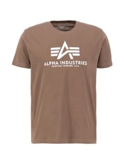 Alpha Industries LOGO T-SHIRT -Deals Simple Men Wear Store 100501 TAUPE 1