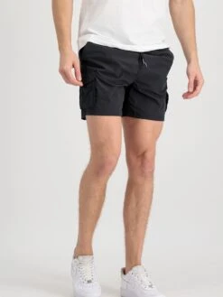Alpha Industries Nylon Cargo Jogger Short -Deals Simple Men Wear Store 106252 Black 1