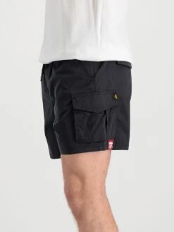 Alpha Industries Nylon Cargo Jogger Short -Deals Simple Men Wear Store 106252 Black 4