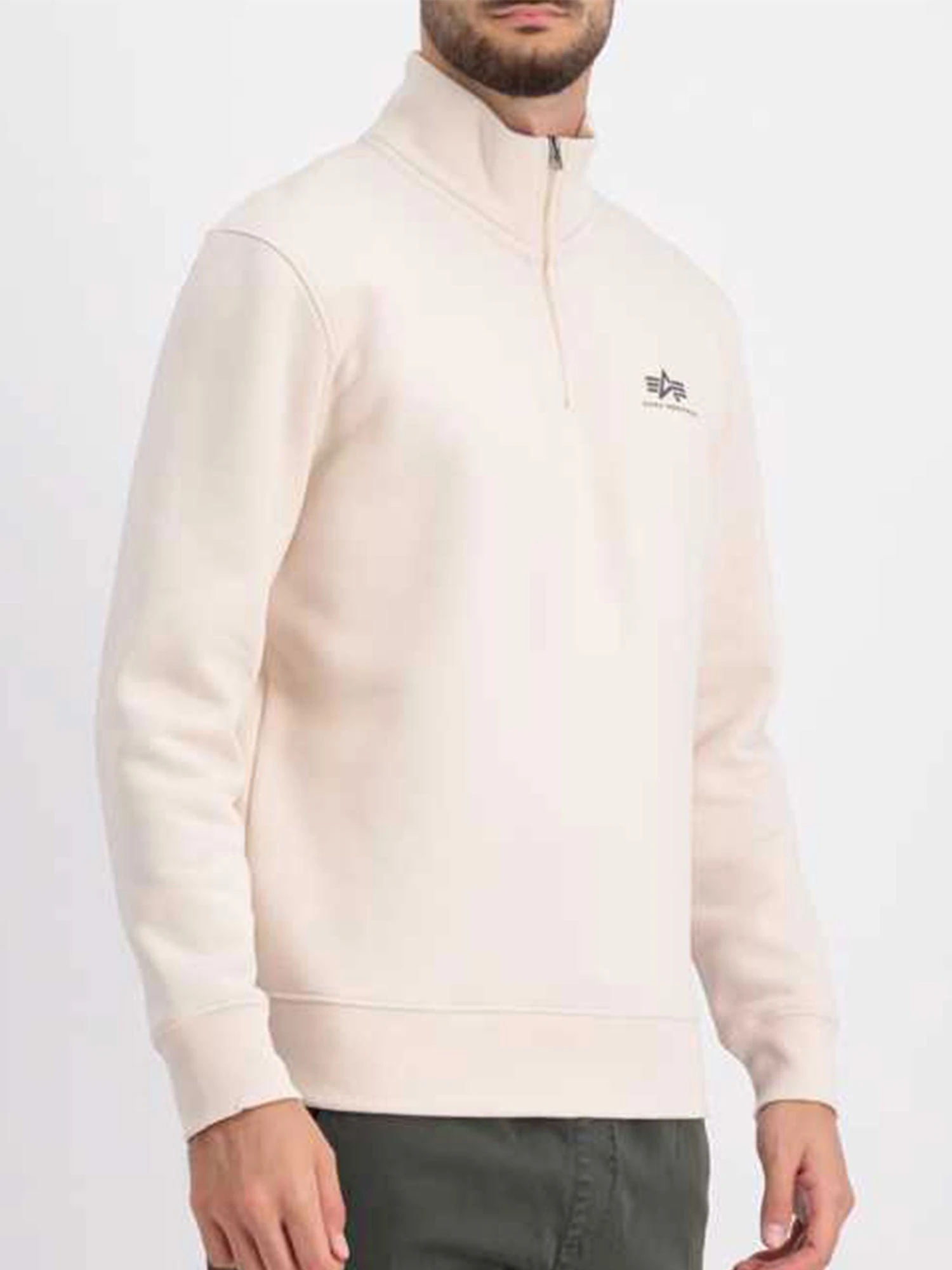 Alpha Industries Half Zip Sweater SL 1 Alpha Industries Half Zip Sweater SL