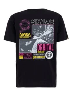 Alpha Industries SKYLAB NASA T-SHIRT -Deals Simple Men Wear Store 138504 BLACKMAGENTA 4