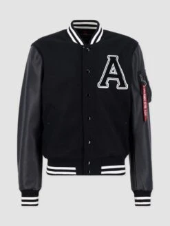 Alpha Industries PU College Jacket -Deals Simple Men Wear Store 146111 03 001 36123