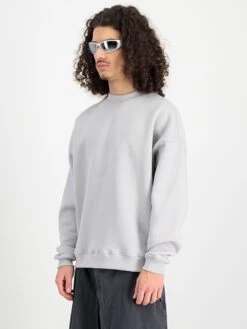 Alpha Industries Logo BP Sweater -Deals Simple Men Wear Store 146304 PASTELGREY 2