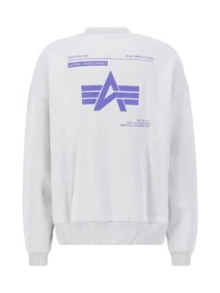 Alpha Industries Logo BP Sweater -Deals Simple Men Wear Store 146304 PASTELGREY 5