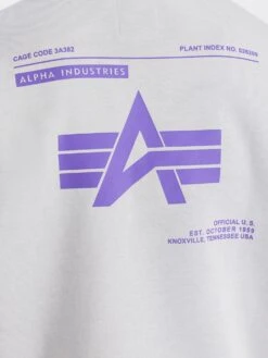 Alpha Industries Logo BP Hoody -Deals Simple Men Wear Store 146336 666 00005 54049
