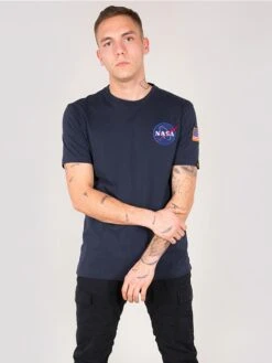 Alpha Industries SPACE SHUTTLE T-SHIRT -Deals Simple Men Wear Store 176507 REPBLUE 3