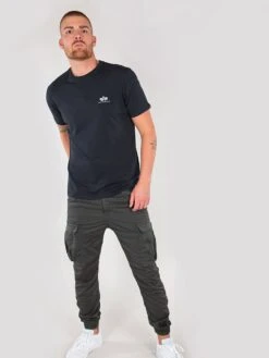 Alpha Industries Basic T Small Logo -Deals Simple Men Wear Store 188505 REPBLUE 3
