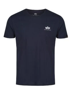 Alpha Industries Basic T Small Logo -Deals Simple Men Wear Store 188505 REPBLUE 4