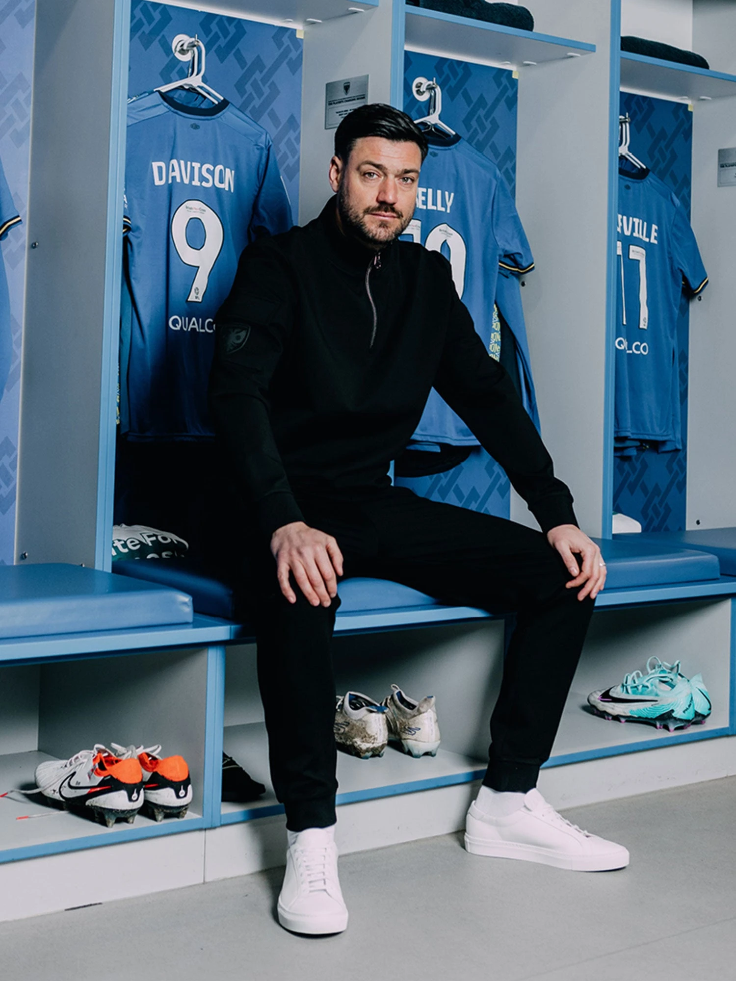 COOPER AFC WIMBLEDON QUARTER ZIP SWEAT 3 COOPER AFC WIMBLEDON QUARTER ZIP SWEAT - Image 3