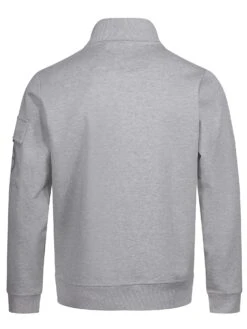 BERMONDSEY ZIP THROUGH SWEAT 11 BERMONDSEY ZIP THROUGH SWEAT -Deals Simple Men Wear Store Bermondsey Grey 2