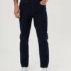 FREDDYS STRAIGHT LEG DARK BLUE RAW JEANS