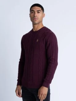 MORDEN KNITTED JUMPER -Deals Simple Men Wear Store M300620 SHIRAZ B 2