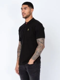 THE ROBBIE POLO 9 THE ROBBIE POLO -Deals Simple Men Wear Store M421407 BLACK 2