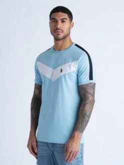CALVIA T-SHIRT -Deals Simple Men Wear Store M540152 LIGHTBLUE 2