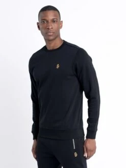 LONDON SWEATSHIRT 9 LONDON SWEATSHIRT -Deals Simple Men Wear Store M560350 BLACK 2