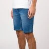 SHORT EDWARD MID BLUE WASH DENIM SHORTS