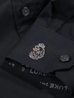 TRIPLE CROWN SLIM FIT SHIRT 13 TRIPLE CROWN SLIM FIT SHIRT -Deals Simple Men Wear Store M590906 BLACK 4