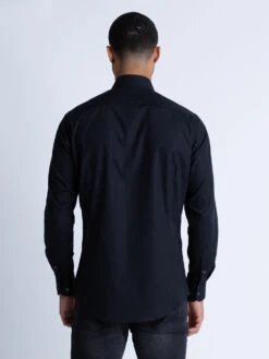 36 SHOTS REGULAR FIT SHIRT -Deals Simple Men Wear Store M590907 BLACK 3