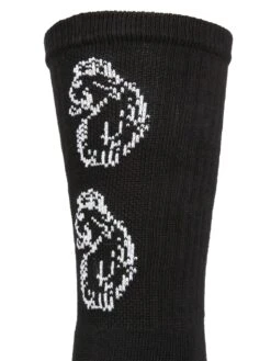 COURT CREW TENNIS SOCKS 3 PACK -Deals Simple Men Wear Store M591292 Black 3