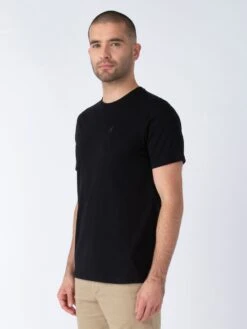 PIMA T-SHIRT -Deals Simple Men Wear Store M620107 BLACK 2