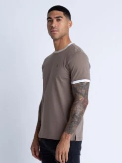 NEW LOOPER T-SHIRT -Deals Simple Men Wear Store M620114 HARD NUT STONE WHITE 2