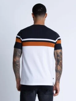 PARAGUAY T-SHIRT -Deals Simple Men Wear Store M620115 BLACK WHITE TOBACCO 3