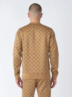 GAZZAS TEARS SWEATSHIRT 10 GAZZAS TEARS SWEATSHIRT -Deals Simple Men Wear Store M620373 CARAMEL DARKNAVY 3