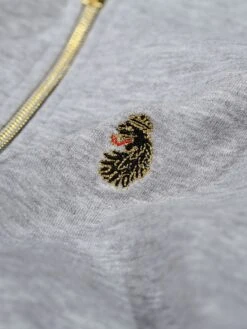 HIGGS 2 QUARTER ZIP SWEAT -Deals Simple Men Wear Store M620386 MIDMRLGREY 3