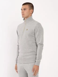 HIGGS 2 QUARTER ZIP SWEAT -Deals Simple Men Wear Store M620386 MMG 2