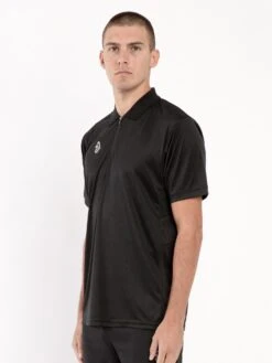 TEAM TRAINING ZIP POLO -Deals Simple Men Wear Store M621460 BLACK 2
