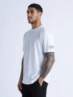 ZION RELAXED FIT T-SHIRT -Deals Simple Men Wear Store M650107 WHITE 2 f8574ea4 f6c4 4629 b23e 7a5f8d080741