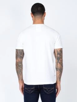 WOODLAND LION T-SHIRT -Deals Simple Men Wear Store M650115 WOODLAND LION WHITE 3