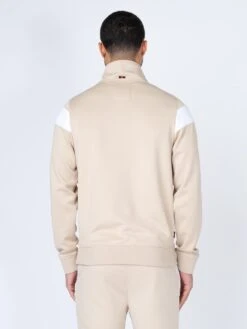KRATOS QTR ZIP SWEAT -Deals Simple Men Wear Store M650314 KRATOS STONE WHITE BLACK 3