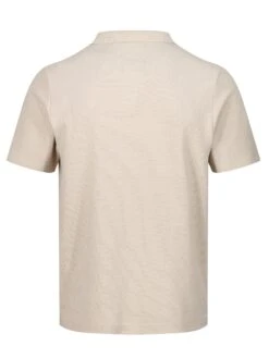 MASAYA BUTTONLESS TEXTURED POLO -Deals Simple Men Wear Store M651404 STONE 2