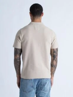MASAYA BUTTONLESS TEXTURED POLO -Deals Simple Men Wear Store M651404 STONE 3 3e368f4a 293e 491c 862b 3ea32c8fafe6