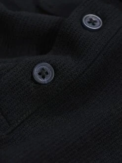 MADERAS TEXTURED POLO 13 MADERAS TEXTURED POLO -Deals Simple Men Wear Store M651406 BLACK 4