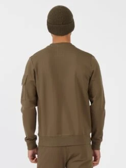 WALWORTH SWEATSHIRT -Deals Simple Men Wear Store M680361 MILITARYGREEN 03