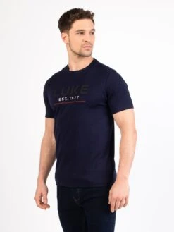 SPLIT THE DIFFERENCE T-SHIRT -Deals Simple Men Wear Store M710101 DARKNAVY 02