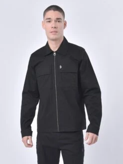 MASHED UTILITY JACKET -Deals Simple Men Wear Store M710703 BLACK 1 0a79c7b3 d50f 4bce b824 1c56acec9832