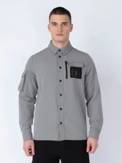 HULUN REGULAR FIT SHIRT -Deals Simple Men Wear Store M710950 CONCRETE 1 044f5d99 ae45 4523 b830 d62d6c1ca280