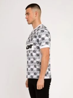 LOADS A MONEY CONCEPT T-SHIRT -Deals Simple Men Wear Store M720158 BLACK WHITE 2