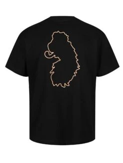 LAGANAS RELAXED FIT T-SHIRT -Deals Simple Men Wear Store M720162 BLACK 2