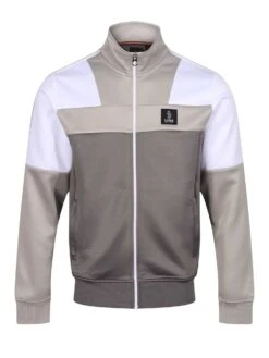 TEARS ZIP THROUGH FUNNEL NECK SWEAT