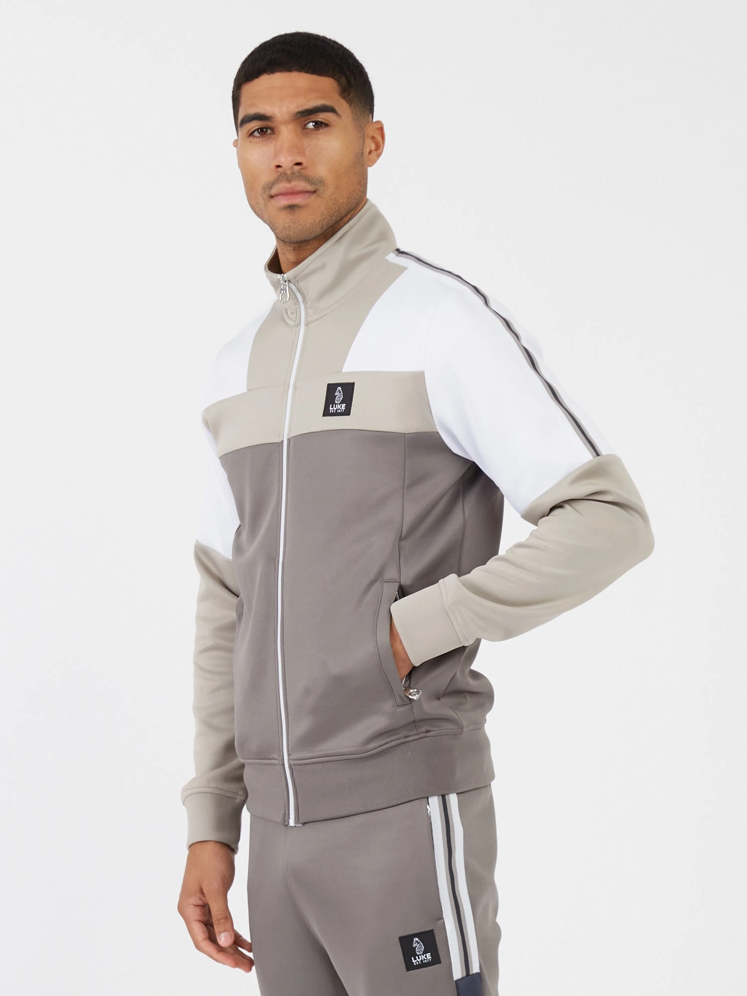 TEARS ZIP THROUGH FUNNEL NECK SWEAT 2 TEARS ZIP THROUGH FUNNEL NECK SWEAT - Image 2