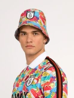 AWAY DAYS REVERSIBLE BUCKET HAT 10 AWAY DAYS REVERSIBLE BUCKET HAT -Deals Simple Men Wear Store M721255 MULTI COLOUR 2