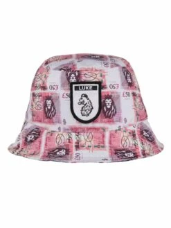 LOADS A MONEY REVERSIBLE BUCKET HAT -Deals Simple Men Wear Store M721256 redwhite 1