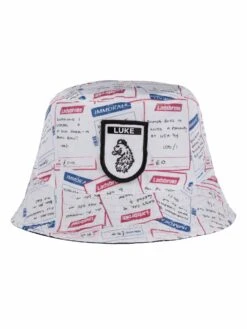 FUN STOPS REVERSIBLE BUCKET HAT -Deals Simple Men Wear Store M721257 whiteprint 1