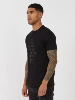 FIN T-SHIRT 8 FIN T-SHIRT -Deals Simple Men Wear Store M730160 BLACK 2