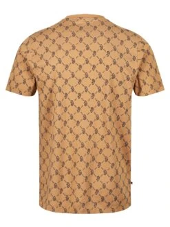LINEKER OVERPRINT T-SHIRT -Deals Simple Men Wear Store M730162 CARAMEL 2