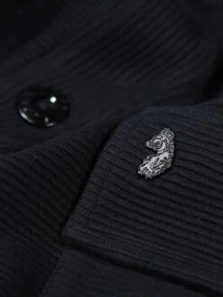 CRIBBS CAUSEWAY BUTTON THROUGH SWEAT CARDIGAN 13 CRIBBS CAUSEWAY BUTTON THROUGH SWEAT CARDIGAN -Deals Simple Men Wear Store M730307 BLACK 4